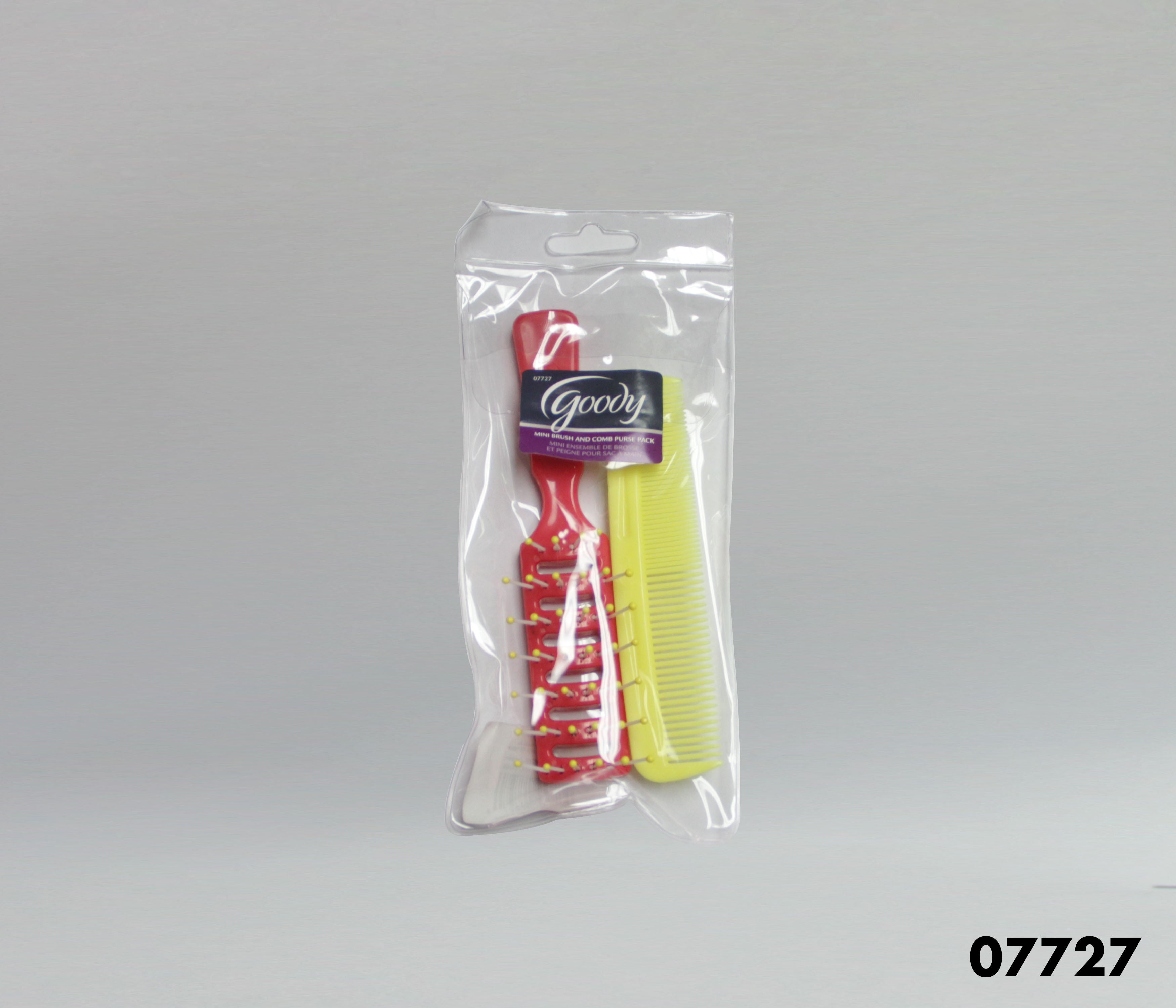 Mini brush and comb purse pack