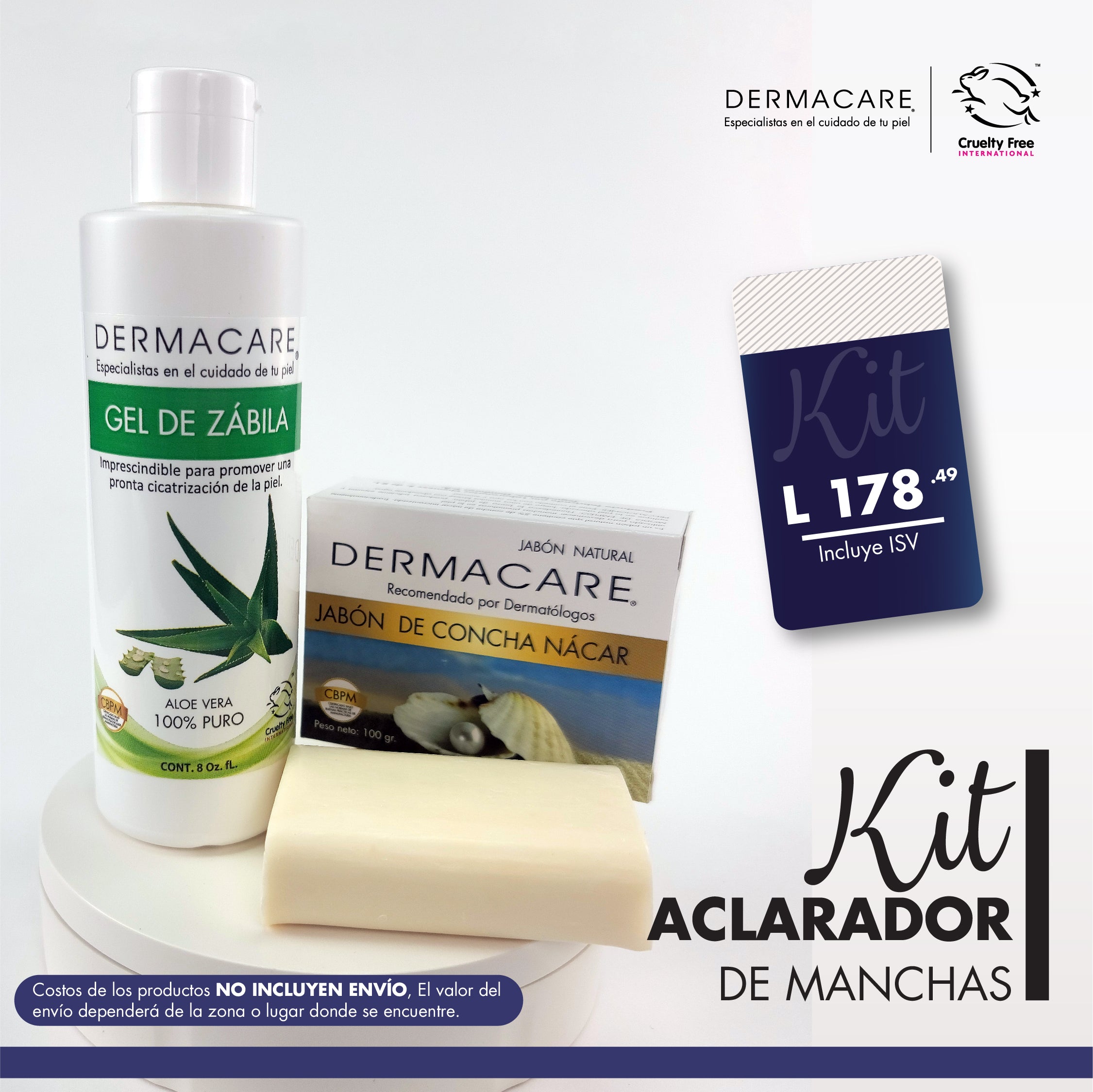 Kit aclarador de manchas