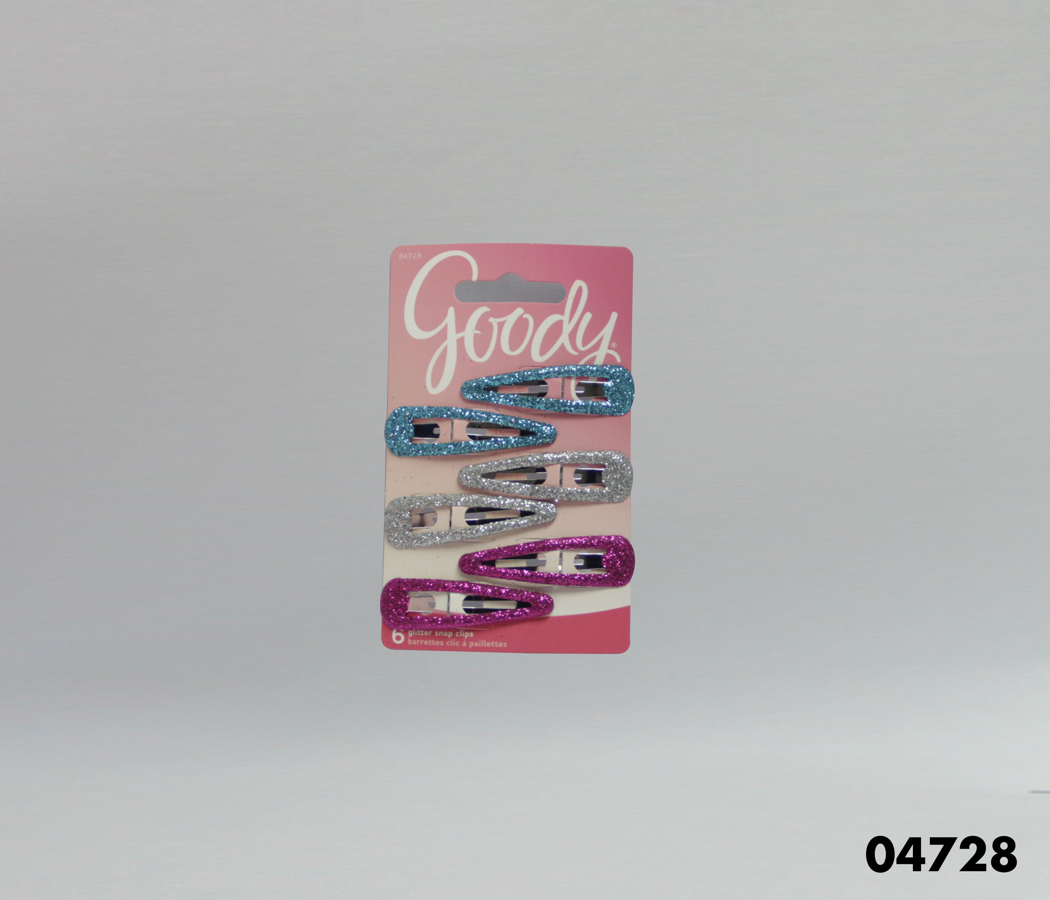 Glitter snap clips